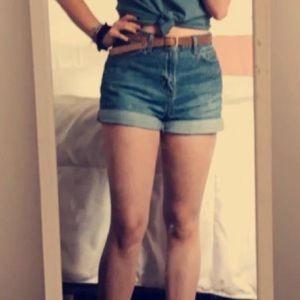 Mom jean shorts